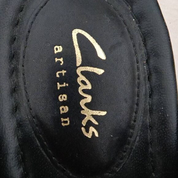 Clarks Artisan Women's Parham Leather Gladiator Sandals Black Size 6.5 D - Picture 3 of 5